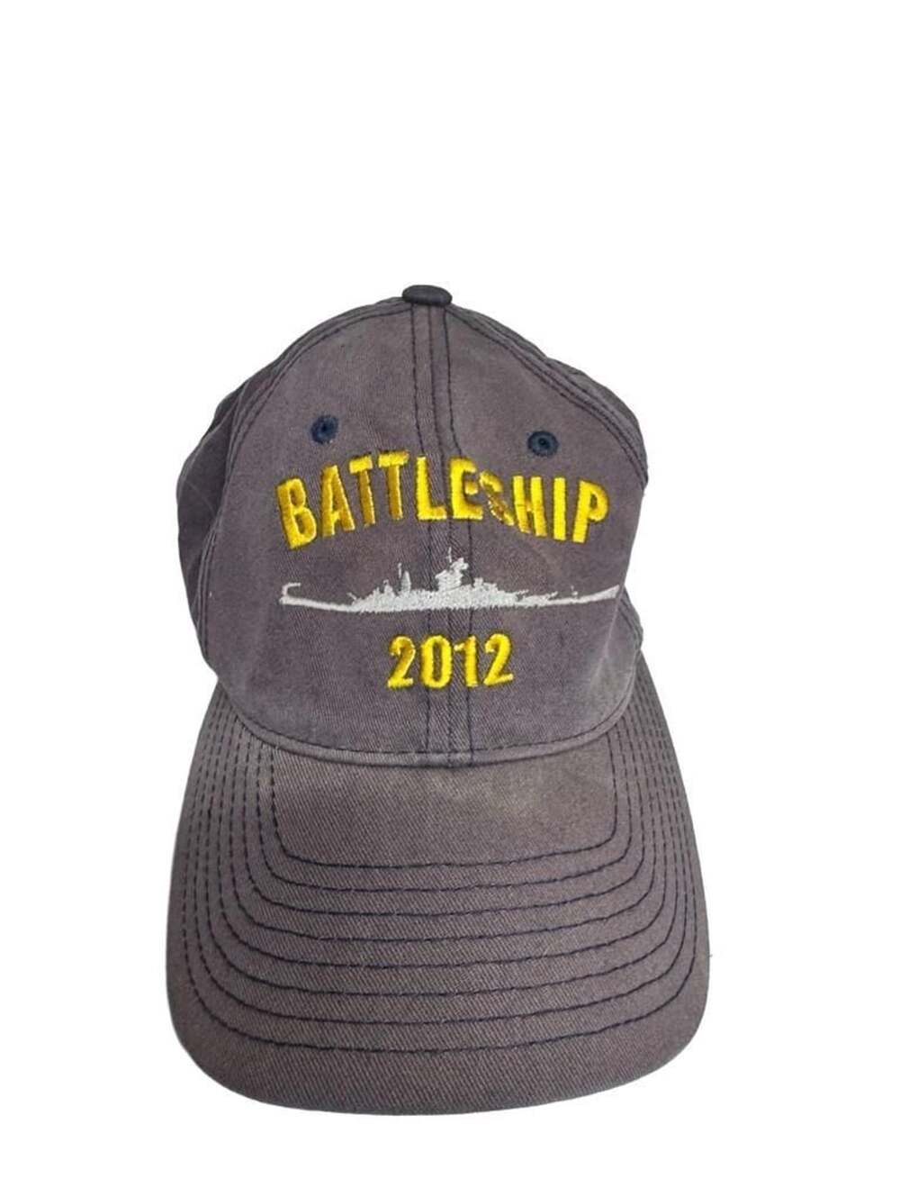 Flexfit Battleship 2012 Hawaii-Louisiana Grey Embroidered Baseball Cap